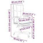 Casa si Gradina - Mobilier - Scaune si fotolii - Scaune - Scaun de birou rabatabil, roz, piele ecologica - Infinity.ro