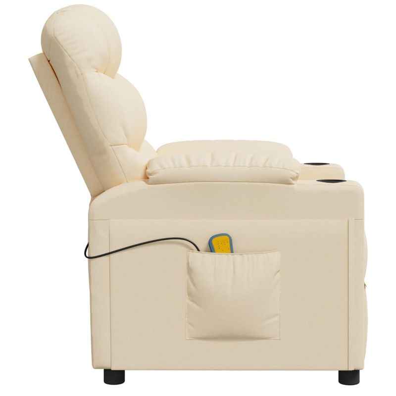 Ingrijire personala si Cosmetice - Sanatate si wellness - Articole wellness - Fotolii de masaj - Fotoliu de masaj electric rabatabil, crem, textil - Infinity.ro