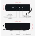 TV, Audio-Video si Foto - Portabile audio - Boxe portabile - Boxa bluetooth , f018, rezistenta la apa ipx5, aux, handsfree, portabila,, raza de actiune 10 m, autonomie 12 ore - Infinity.ro