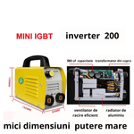 Casa si Gradina - Constructii - Scule electrice si accesorii - Aparate de sudura - Aparat sudura semiprofesional Esab , invertor , monofazat ,  110/250A pentru 200/220V - Infinity.ro