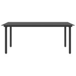 Casa si Gradina - Gradina si terasa - Mobilier exterior - Seturi mobila gradina - Set mobilier de gradina, 7 piese, negru, ratan PVC - Infinity.ro