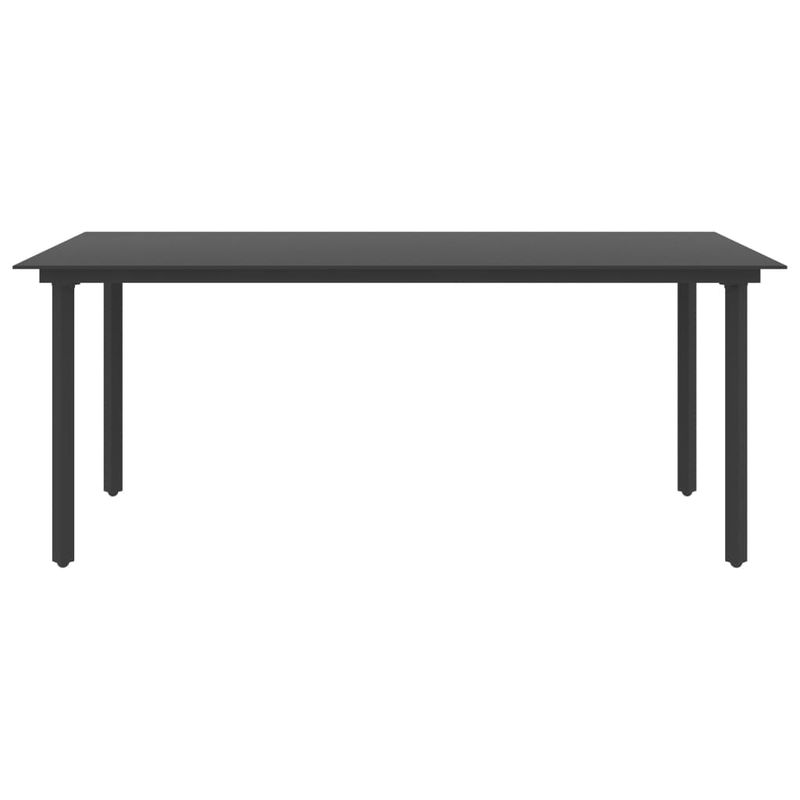 Casa si Gradina - Gradina si terasa - Mobilier exterior - Seturi mobila gradina - Set mobilier de gradina, 7 piese, negru, ratan PVC - Infinity.ro