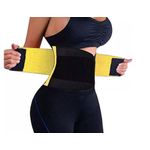 Sport si Outdoor - Echipament Sportiv - Imbracaminte sport - Kimonouri si centuri - Centura abdominala modelatoare din neopren, Galben, Marimea M - Infinity.ro