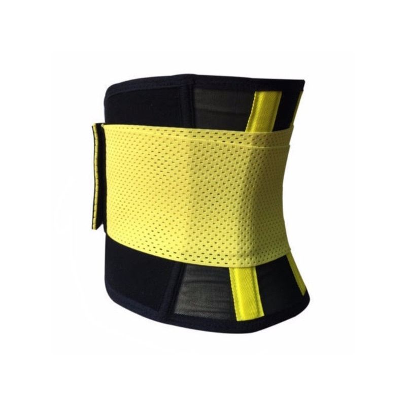 Sport si Outdoor - Echipament Sportiv - Imbracaminte sport - Kimonouri si centuri - Centura abdominala modelatoare din neopren, Galben, Marimea M - Infinity.ro