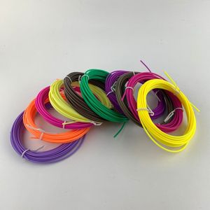 Set 10 X 5m filamente/rezerve pentru creion 3D,50 metri - Multicolor