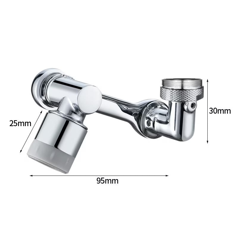 Casa si Gradina - Sanitare - Lavoar baie si accesorii - Accesorii baterii sanitare - Extensie Robinet Rotativa/Adaptor Apa Baterie,Argintiu/Chrome - 95 x 30 x 25 mm - Infinity.ro