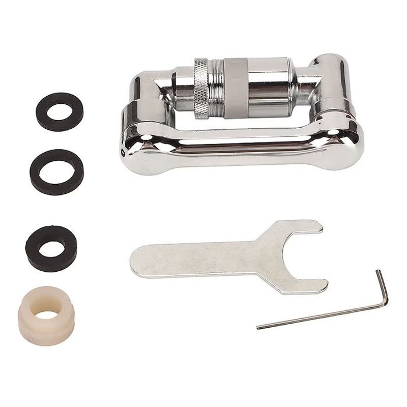 Casa si Gradina - Sanitare - Lavoar baie si accesorii - Accesorii baterii sanitare - Extensie Robinet Rotativa/Adaptor Apa Baterie,Argintiu/Chrome - 95 x 30 x 25 mm - Infinity.ro