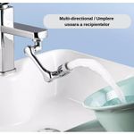 Casa si Gradina - Sanitare - Lavoar baie si accesorii - Accesorii baterii sanitare - Extensie Robinet Rotativa/Adaptor Apa Baterie,Argintiu/Chrome - 95 x 30 x 25 mm - Infinity.ro