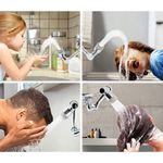 Casa si Gradina - Sanitare - Lavoar baie si accesorii - Accesorii baterii sanitare - Extensie Robinet Rotativa/Adaptor Apa Baterie,Argintiu/Chrome - 95 x 30 x 25 mm - Infinity.ro