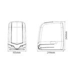 Casa si Gradina - Constructii - Usi interior, exterior si garaj - Kit-uri automatizari porti si usi garaj - Kit automatizare poarta batanta 2x2.5m -MOTORLINE TELICA230-KIT - Infinity.ro