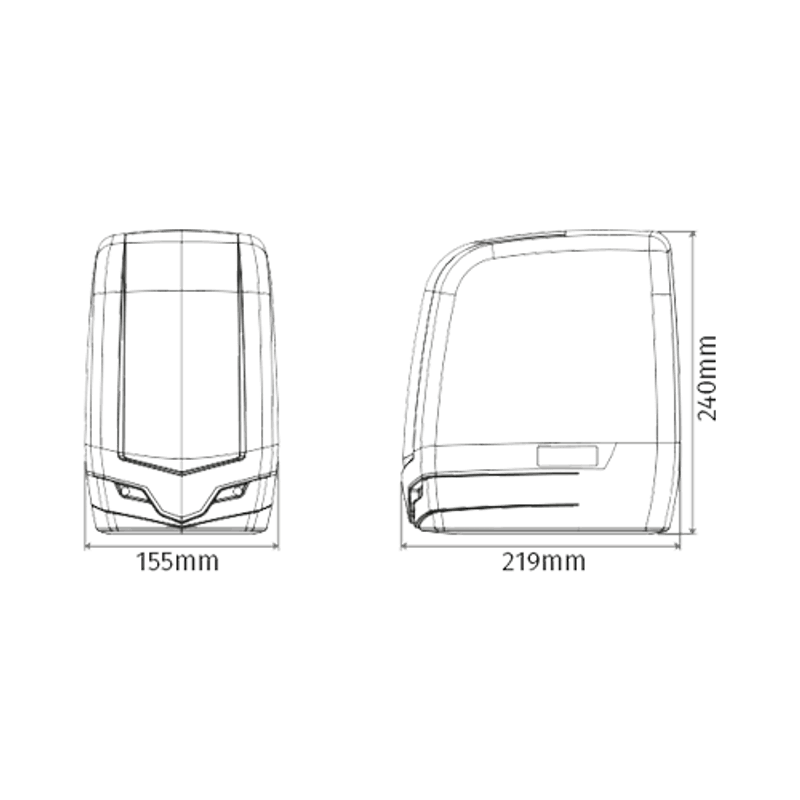 Casa si Gradina - Constructii - Usi interior, exterior si garaj - Kit-uri automatizari porti si usi garaj - Kit automatizare poarta batanta 2x2.5m -MOTORLINE TELICA230-KIT - Infinity.ro