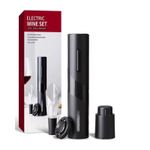 Casa si Gradina - Bucatarie si vesela - Accesorii bar - Tirbusoane si dopuri - Set tirbuson electric 4 in 1,Premium,Multifunctional, Negru - Negru - Infinity.ro