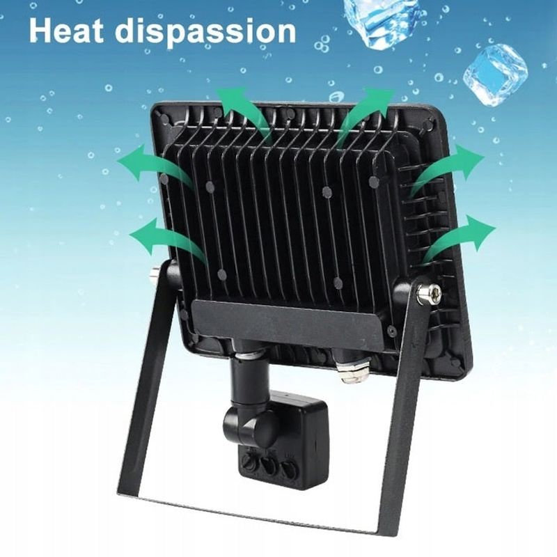 Casa si Gradina - Corpuri si surse de iluminat - Iluminat comercial si industrial - Proiectoare si lampi de lucru - Proiector halogen LED 200 W cu senzor de miscare - Negru - Infinity.ro