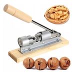 Casa si Gradina - Bucatarie si vesela - Ustensile bucatarie - Razatori si curatatoare - Spargator manual pentru nuci si alune, Ajustabil - Otel/Lemn - Infinity.ro