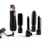 Ingrijire personala si Cosmetice - Aparate & accesorii ingrijire personala - Hair styling - Perii de par electrice - Perie Electrica 4 in 1,Ondulare/Uscare/Piaptanare/Indreptare - Negru - Infinity.ro