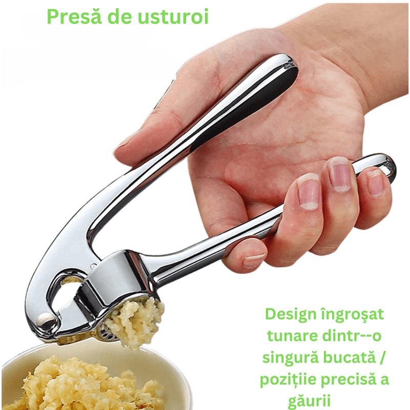 Casa si Gradina - Bucatarie si vesela - Ustensile bucatarie - Prese si storcatoare manuale - Presa de usturoi Boming din otel inoxidabil rezistent la rugina, cu maner ergonomic, usor de curatat , eficacitate mare - Infinity.ro