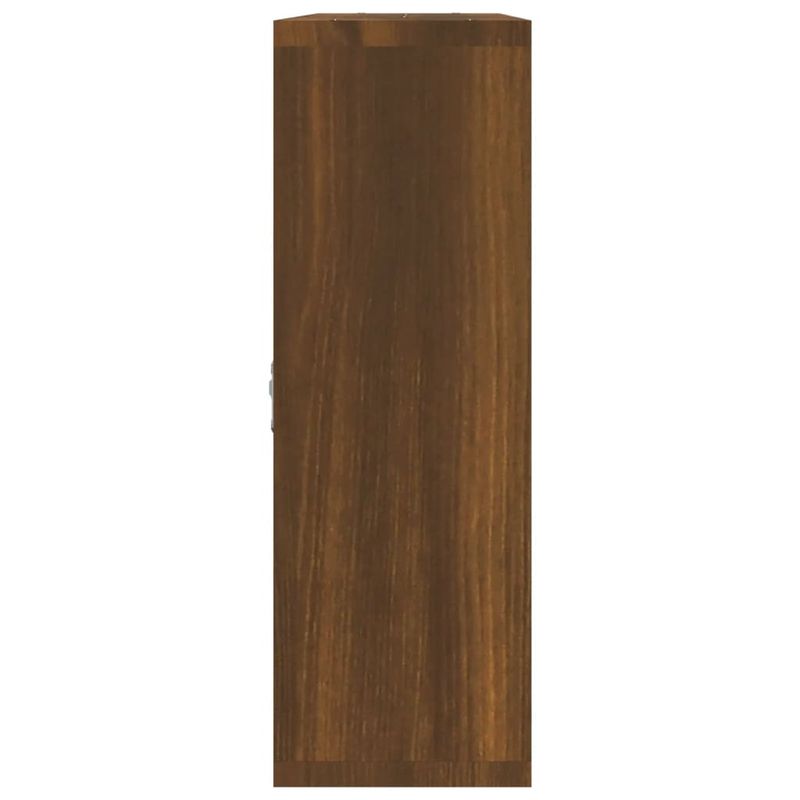 Casa si Gradina - Mobilier - Biblioteci si rafturi - Rafturi - Raft prezentare de perete 8 compartimente, stejar maro - Infinity.ro