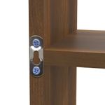 Casa si Gradina - Mobilier - Biblioteci si rafturi - Rafturi - Raft prezentare de perete 8 compartimente, stejar maro - Infinity.ro