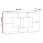 Casa si Gradina - Mobilier - Biblioteci si rafturi - Rafturi - Raft prezentare de perete 8 compartimente, stejar maro - Infinity.ro