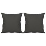 Casa si Gradina - Mobilier - Seturi de mobilier - Seturi living - Set de canapele cu perne, 3 piese, gri inchis, microfibra - Infinity.ro
