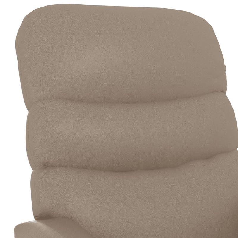 Casa si Gradina - Mobilier - Scaune si fotolii - Fotolii - Fotoliu cu ridicare pe verticala, cappuccino, piele ecologica - Infinity.ro