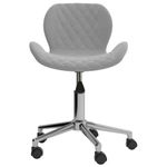 Casa si Gradina - Mobilier - Scaune si fotolii - Scaune - Scaune de masa pivotante, 4 buc., gri deschis, catifea - Infinity.ro