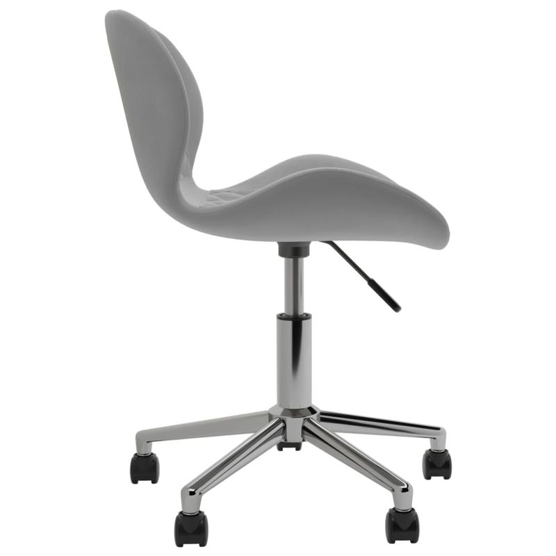 Casa si Gradina - Mobilier - Scaune si fotolii - Scaune - Scaune de masa pivotante, 4 buc., gri deschis, catifea - Infinity.ro