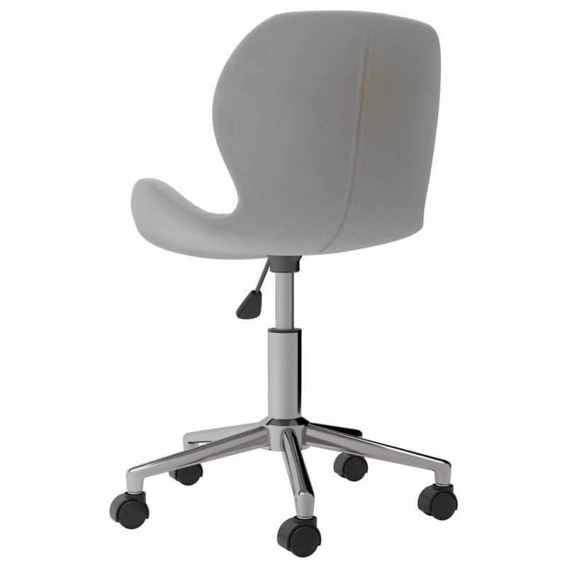Casa si Gradina - Mobilier - Scaune si fotolii - Scaune - Scaune de masa pivotante, 4 buc., gri deschis, catifea - Infinity.ro