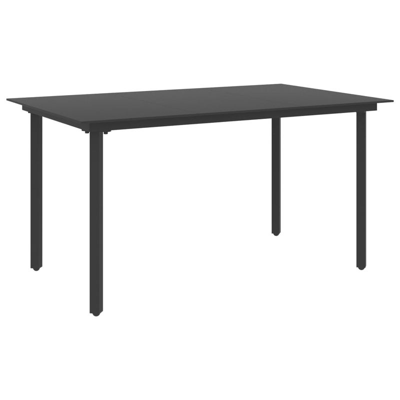 Casa si Gradina - Gradina si terasa - Mobilier exterior - Seturi mobila gradina - Set mobilier de gradina, 7 piese, negru, ratan PVC - Infinity.ro