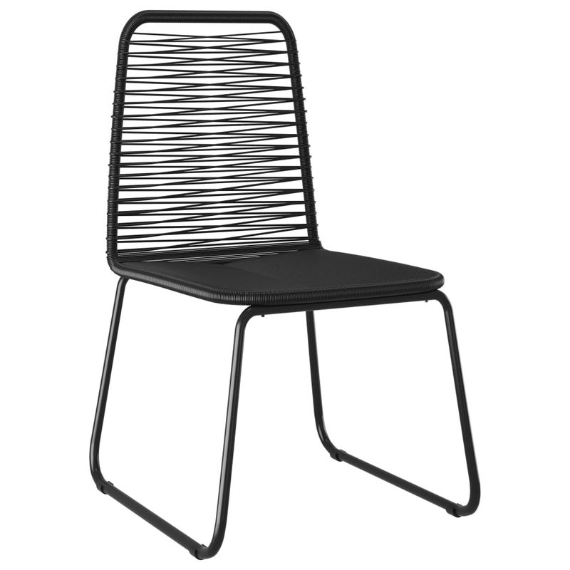 Casa si Gradina - Gradina si terasa - Mobilier exterior - Seturi mobila gradina - Set mobilier de gradina, 7 piese, negru, ratan PVC - Infinity.ro