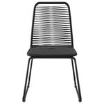 Casa si Gradina - Gradina si terasa - Mobilier exterior - Seturi mobila gradina - Set mobilier de gradina, 7 piese, negru, ratan PVC - Infinity.ro