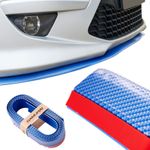 Auto si Moto - Piese auto si accesorii - Caroserie - Alte accesorii caroserie - Protectie spoiler, prelungire bara fata/spate din cauciuc, culoare CARBON albastru - Infinity.ro