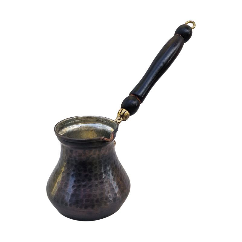 Casa si Gradina - Bucatarie si vesela - Vase pentru gatit - Ibrice - Ibric turcesc din cupru, EHA, 500 ml, antichizat, Ø10xH10 cm - Infinity.ro