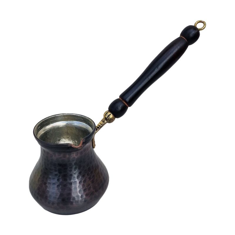 Casa si Gradina - Bucatarie si vesela - Vase pentru gatit - Ibrice - Ibric turcesc din cupru, EHA, 500 ml, antichizat, Ø10xH10 cm - Infinity.ro