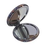 Ingrijire personala si Cosmetice - Machiaj - Oglinzi cosmetice - Oglinda rotunda cu ornamente stil turcesc, Ø7.5xh2 cm, EHA - Infinity.ro