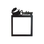 Casa si Gradina - Decoratiuni - Obiecte decorative - Accesorii decorative - Decoratiune priza COOKING, lemn, 65x65 mm, negru, EHA - Infinity.ro