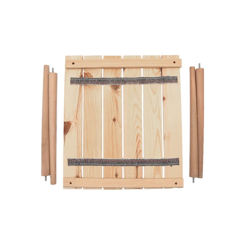 Casa si Gradina - Gradina si terasa - Mobilier exterior - Seturi mobila gradina - Set mobilier de gradina (masa+2 scaune) cu rucsac transport, lemn, natural, EHA - Infinity.ro