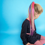 Fashion, accesorii si bijuterii - Copii - Accesorii copii - Accesorii pentru par copii - Suvita colorata de par cu pieptene Crisalida, lungime 50 cm, multicolor - Infinity.ro