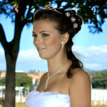 Fashion, accesorii si bijuterii - Femei - Accesorii femei - Accesorii pentru par femei - Set 2 ace pentru par cu strasuri, lungime 65 mm, diametru 20 mm, Argintiu - Infinity.ro