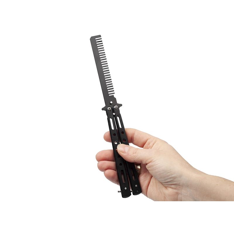 Sport si Outdoor - Camping - Cutite, bricege si accesorii - Cutite si bricege - Set doua briceaguri fluture de antrenament IdeallStore®, Stylish Butterfly, otel inoxidabil - Infinity.ro