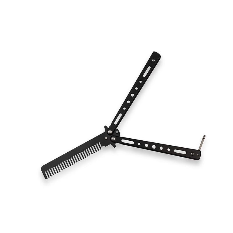 Sport si Outdoor - Camping - Cutite, bricege si accesorii - Cutite si bricege - Set Briceag Fluture si Rozeta extensibila , IdeallStore® , otel inoxidabil - Infinity.ro