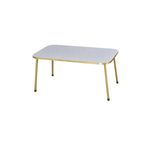 Casa si Gradina - Mobilier - Mese si birouri - Masute de cafea - Set 4 masute cafea Zigon, pal, alb lucios, EHA - Infinity.ro