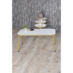 Casa si Gradina - Mobilier - Mese si birouri - Masute de cafea - Set 4 masute cafea Zigon, pal, alb lucios, EHA - Infinity.ro