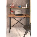 Casa si Gradina - Mobilier - Mese si birouri - Masute de cafea - Masa de studiu cu etaj, nuc, pal, EHA - Infinity.ro