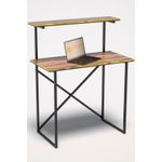 Casa si Gradina - Mobilier - Mese si birouri - Masute de cafea - Masa de studiu cu etaj, nuc, pal, EHA - Infinity.ro