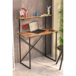 Casa si Gradina - Mobilier - Mese si birouri - Masute de cafea - Masa de studiu cu etaj, nuc, pal, EHA - Infinity.ro