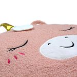 Casa si Gradina - Textile si covoare - Perne si pilote - Perne decorative - Pernuta roz pufoasa model unicorn 42cm - Infinity.ro