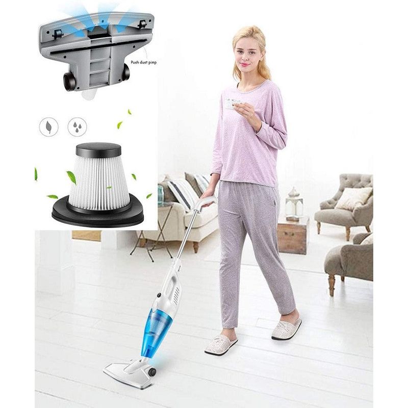 Electronice si Electrocasnice - Ingrijirea locuintei - Aspiratoare - Aspirator Vertical 2 in 1, Portabil, Putere 600 W, Filtru HEPA - 650 x 200 x 200 - Infinity.ro