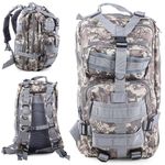Sport si Outdoor - Articole de voiaj - Rucsacuri - Ghiozdan/Rucsac Militar,Turism,Camping,Capacitate 30 L,Gri - Gri - Infinity.ro