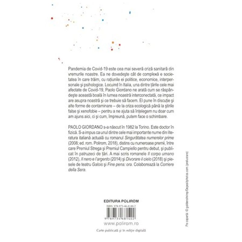 Carti si Birotica - Carti - Beletristica - In vremea contaminarii, Paolo Giordano - Infinity.ro